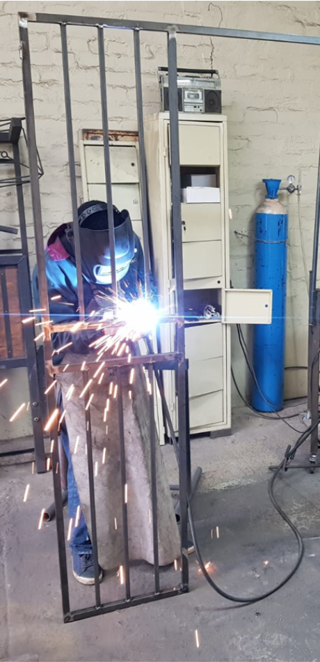 Custom security gate welding service